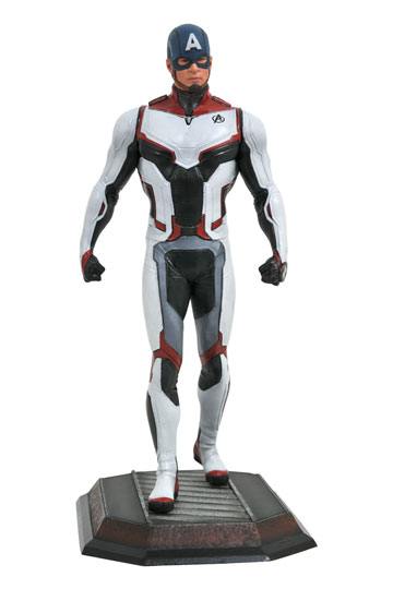 Avengers Endgame Marvel Movie Gallery PVC Statue Captain America (Team Suit) 23 cm