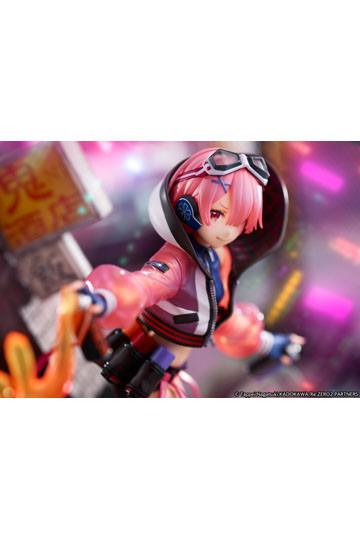 Re: Zero Starting Life in Another World Statue 1/7 Ram Neon City Ver. 27 cm