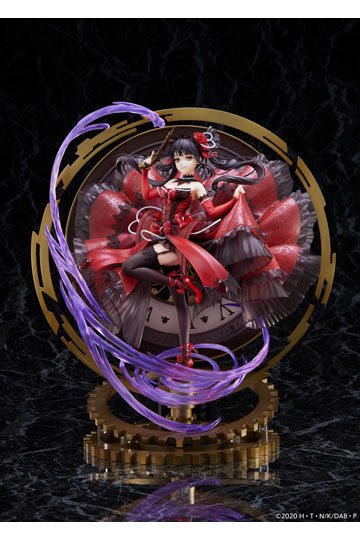 Date A Bullet PVC Statue 1/7 Kurumi Tokisaki: Pigeon Blood Ruby Dress Ver. 33 cm