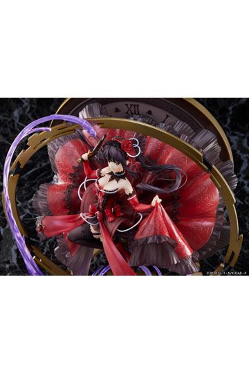 Date A Bullet PVC Statue 1/7 Kurumi Tokisaki: Pigeon Blood Ruby Dress Ver. 33 cm