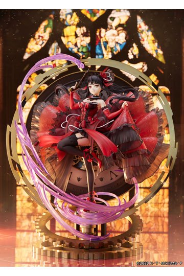 Date A Bullet PVC Statue 1/7 Kurumi Tokisaki: Pigeon Blood Ruby Dress Ver. 33 cm