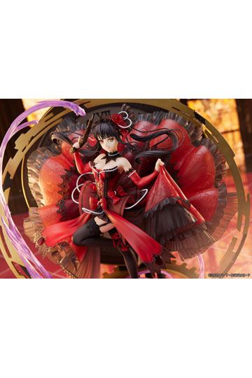 Date A Bullet PVC Statue 1/7 Kurumi Tokisaki: Pigeon Blood Ruby Dress Ver. 33 cm