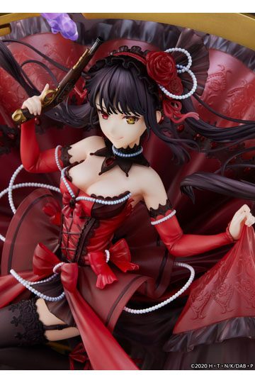 Date A Bullet PVC Statue 1/7 Kurumi Tokisaki: Pigeon Blood Ruby Dress Ver. 33 cm