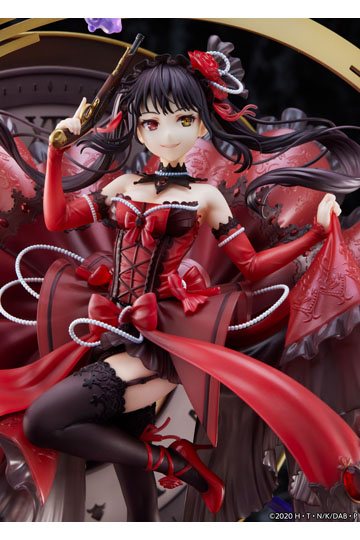 Date A Bullet PVC Statue 1/7 Kurumi Tokisaki: Pigeon Blood Ruby Dress Ver. 33 cm