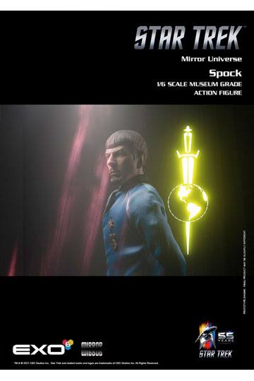 Star Trek: The Original Series Action Figure 1/6 Mirror Universe Spock 30 cm