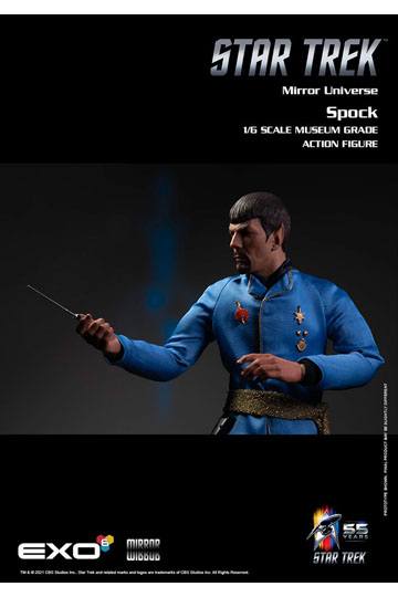 Star Trek: The Original Series Action Figure 1/6 Mirror Universe Spock 30 cm