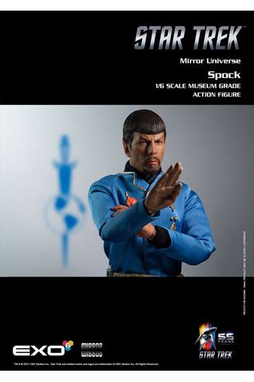 Star Trek: The Original Series Action Figure 1/6 Mirror Universe Spock 30 cm