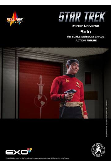 Star Trek: The Original Series Action Figure 1/6 Mirror Universe Sulu 28 cm