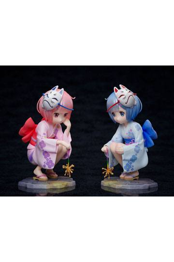 Re:ZERO -Starting Life in Another World- PVC Statues 1/7 Rem & Ram Childhood Summer Memories 11 cm
