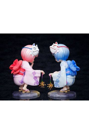 Re:ZERO -Starting Life in Another World- PVC Statues 1/7 Rem & Ram Childhood Summer Memories 11 cm