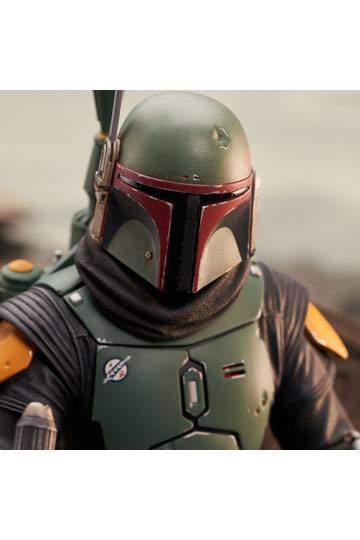 Star Wars: The Mandalorian Premier Collection 1/7 Boba Fett on Throne 24 cm