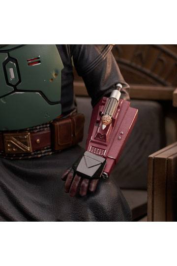 Star Wars: The Mandalorian Premier Collection 1/7 Boba Fett on Throne 24 cm