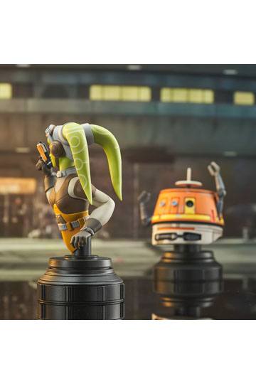 Star Wars Rebels Bust 2-Pack Hera & Chopper 15 cm