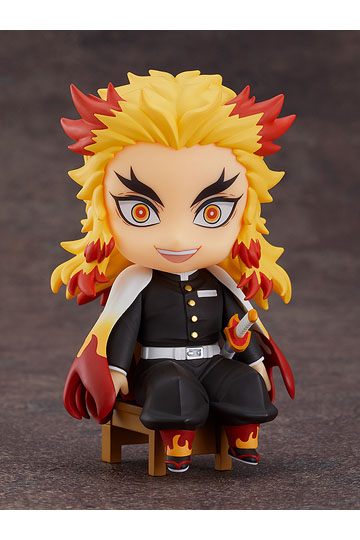 Nendoroid Demon Slayer: Kimetsu no Yaiba Swacchao! Figure Kyojuro Rengoku 9 cm