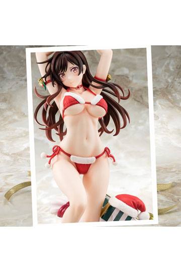 Rent-A-Girlfriend PVC Statue 1/6 Mizuhara Chizuru Santa Bikini de Fuwamoko 2nd Xmas 26 cm