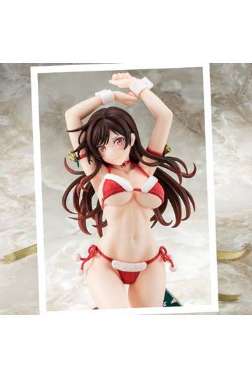 Rent-A-Girlfriend PVC Statue 1/6 Mizuhara Chizuru Santa Bikini de Fuwamoko 2nd Xmas 26 cm