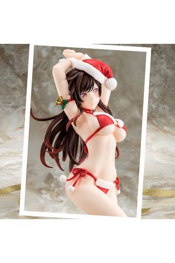 Rent-A-Girlfriend PVC Statue 1/6 Mizuhara Chizuru Santa Bikini de Fuwamoko 2nd Xmas 26 cm