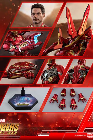 Avengers Infinity War Diecast Movie Masterpiece Action Figure 1/6 Iron Man 32 cm
