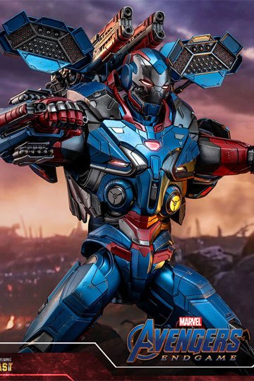 Avengers: Endgame Movie Masterpiece Series Diecast Action Figure 1/6 Iron Patriot 32 cm
