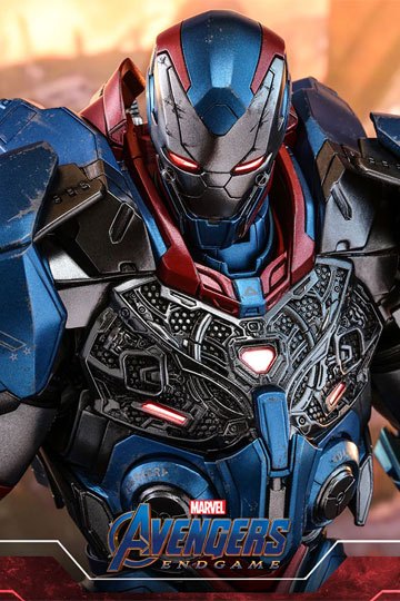 Avengers: Endgame Movie Masterpiece Series Diecast Action Figure 1/6 Iron Patriot 32 cm