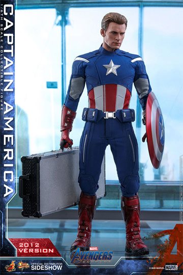 Avengers: Endgame Movie Masterpiece Action Figure 1/6 Captain America (2012 Version) 30 cm