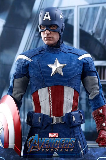 Avengers: Endgame Movie Masterpiece Action Figure 1/6 Captain America (2012 Version) 30 cm
