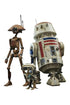 Star Wars The Mandalorian Action Figures 1/6 R5-D4, Pit Droid, & BD-72