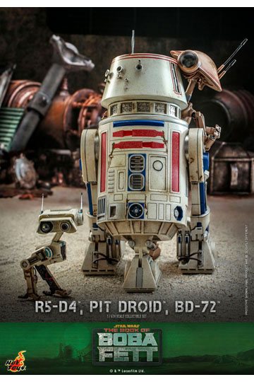 Star Wars The Mandalorian Action Figures 1/6 R5-D4, Pit Droid, & BD-72