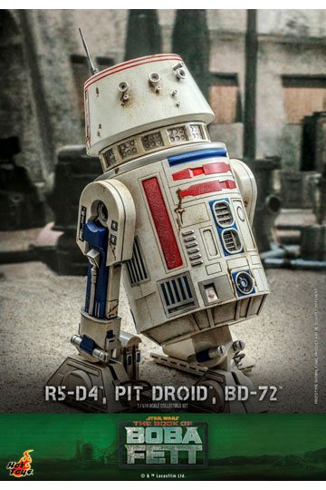 Star Wars The Mandalorian Action Figures 1/6 R5-D4, Pit Droid, & BD-72