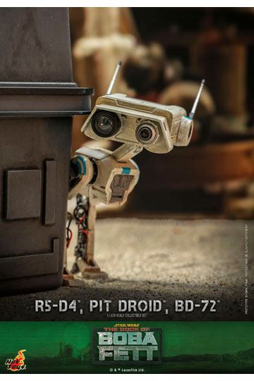 Star Wars The Mandalorian Action Figures 1/6 R5-D4, Pit Droid, & BD-72