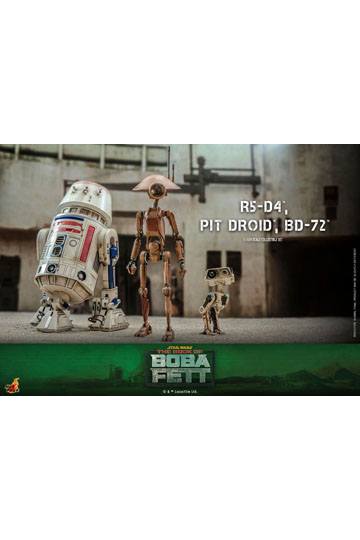 Star Wars The Mandalorian Action Figures 1/6 R5-D4, Pit Droid, & BD-72