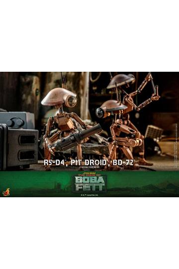Star Wars The Mandalorian Action Figures 1/6 R5-D4, Pit Droid, & BD-72
