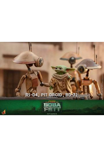 Star Wars The Mandalorian Action Figures 1/6 R5-D4, Pit Droid, & BD-72