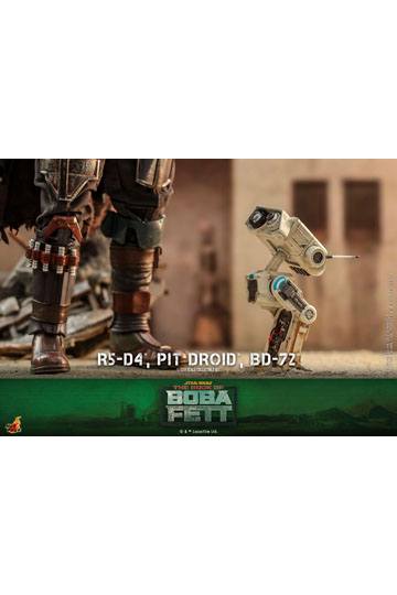 Star Wars The Mandalorian Action Figures 1/6 R5-D4, Pit Droid, & BD-72