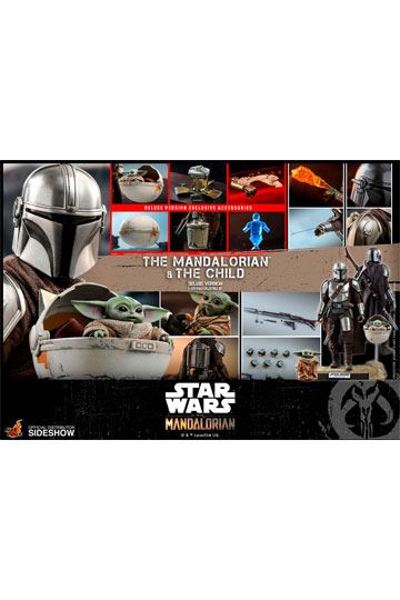 Star Wars The Mandalorian Action Figure 2-Pack 1/6 The Mandalorian & The Child Deluxe 30 cm