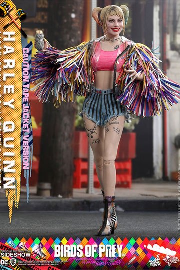Birds of Prey Movie Masterpiece Action Figure 1/6 Harley Quinn (Caution Tape Jacket Version) 29 cm