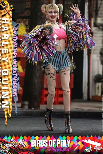 Birds of Prey Movie Masterpiece Action Figure 1/6 Harley Quinn (Caution Tape Jacket Version) 29 cm