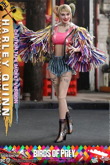 Birds of Prey Movie Masterpiece Action Figure 1/6 Harley Quinn (Caution Tape Jacket Version) 29 cm
