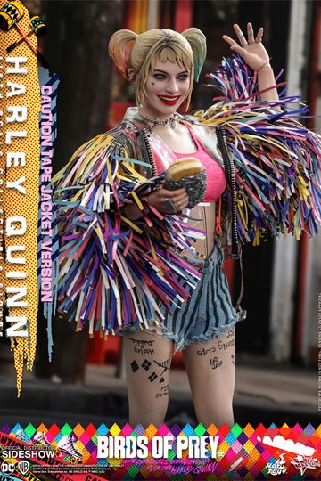 Birds of Prey Movie Masterpiece Action Figure 1/6 Harley Quinn (Caution Tape Jacket Version) 29 cm