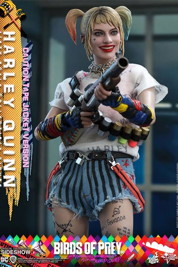 Birds of Prey Movie Masterpiece Action Figure 1/6 Harley Quinn (Caution Tape Jacket Version) 29 cm