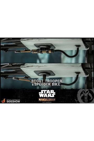 Star Wars The Mandalorian Action Figure 1/6 Scout Trooper & Speeder Bike 30 cm