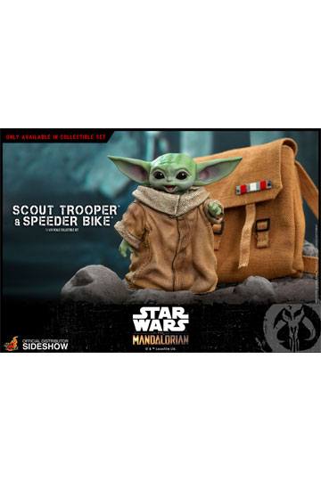 Star Wars The Mandalorian Action Figure 1/6 Scout Trooper & Speeder Bike 30 cm