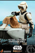 Star Wars The Mandalorian Action Figure 1/6 Scout Trooper & Speeder Bike 30 cm