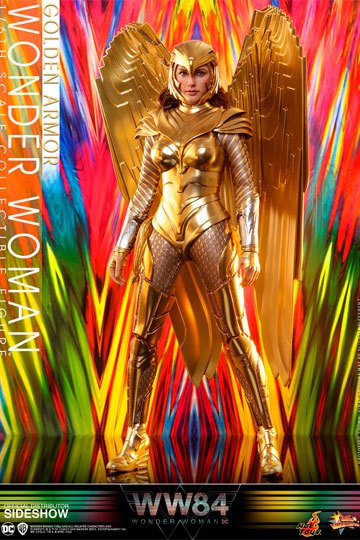 Wonder Woman 1984 Movie Masterpiece Action Figure 1/6 Golden Armor Wonder Woman 30 cm