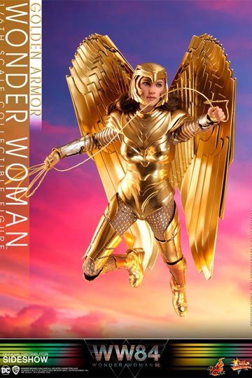 Wonder Woman 1984 Movie Masterpiece Action Figure 1/6 Golden Armor Wonder Woman 30 cm