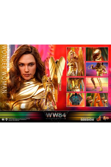 Wonder Woman 1984 Movie Masterpiece Action Figure 1/6 Golden Armor Wonder Woman 30 cm