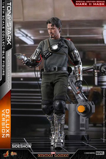 Iron Man Movie Masterpiece Action Figure 1/6 Tony Stark (Mech Test Deluxe Version) 30 cm