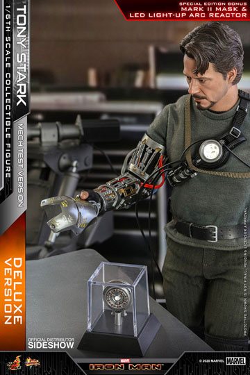 Iron Man Movie Masterpiece Action Figure 1/6 Tony Stark (Mech Test Deluxe Version) 30 cm