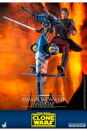 Star Wars The Clone Wars Action Figure 1/6 Anakin Skywalker & STAP 31 cm