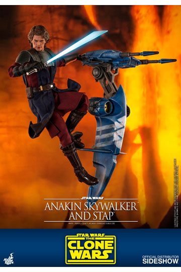 Star Wars The Clone Wars Action Figure 1/6 Anakin Skywalker & STAP 31 cm